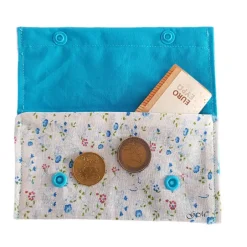 Geschenkverpackungen|bags unlimited Kleine Stofftasche als Geschenkebeutel – Handgemachter Geldbeutel aus Baumwolle