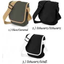 Kindergartentaschen|KimKalvin Kleine Tasche + Eichhörnchen Stickmotiv + NAMEN, auch für die Krippe
