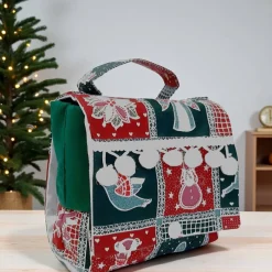 Säckchen & Beutel|Afrosteff Kleine weihnachtliche Geschenketasche, Gebäcktasche