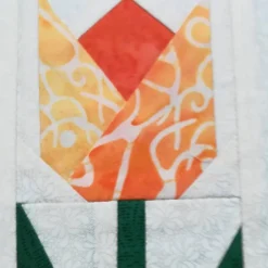 Sale kleiner Tulpenquilt Ostertischdeko