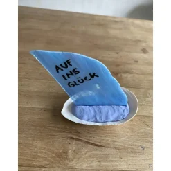 Clearance Kleines Segelboot mit Botschaft, Sprüche, Geschenk oder Dekoratives, Segelschiff Geschenke