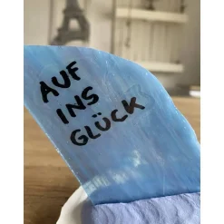 Clearance Kleines Segelboot mit Botschaft, Sprüche, Geschenk oder Dekoratives, Segelschiff Geschenke