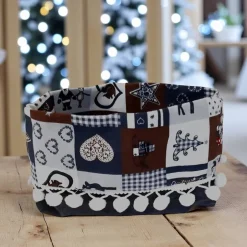 New Kleines Weihnachtskörbchen für Gebäck oder Deko Säckchen & Beutel