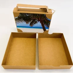 Clearance Koffer aus Karton – Handgemachte Geschenkverpackung für Urlaub, Reisegutschein oder Geldgeschenk (15x11x3,5cm) Geschenkverpackungen