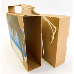 Clearance Koffer aus Karton – Handgemachte Geschenkverpackung für Urlaub, Reisegutschein oder Geldgeschenk (15x11x3,5cm) Geschenkverpackungen