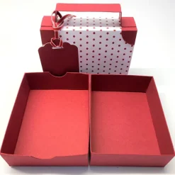 Outlet Koffer aus Karton – Handgemachte Geschenkverpackung für Urlaub, Reisegutschein oder Geldgeschenk (12x9x3,5cm) Geschenkverpackungen