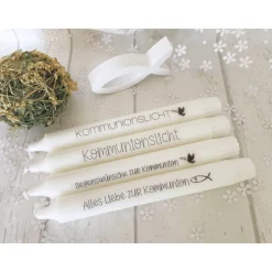 Discount Kommunion * Kerze * Kommunionskerze * Gastgeschenk * Dekoration * Personalisierbar Gastgeschenke