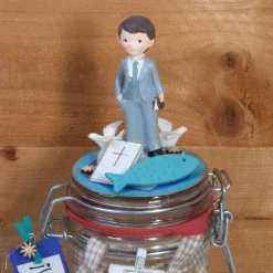 Sale Kommunion Konfirmation Firmung Geldgeschenk Geschenkglas personalisierbar für Jungs Geldgeschenke