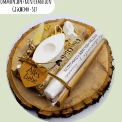 Best Kommunion oder Konfirmation Geschenk-Set | personalisierbar | Geldgeschenk | Geschenkidee | Glaube | Kirche Geschenke