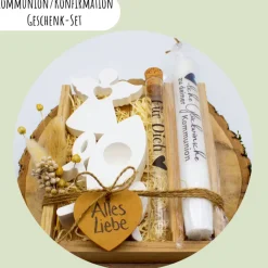 Sale Kommunion oder Konfirmation Geschenk-Set | personalisierbar | Geldgeschenk | Geschenkidee | Glaube | Kirche Geschenke