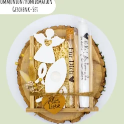 Sale Kommunion oder Konfirmation Geschenk-Set | personalisierbar | Geldgeschenk | Geschenkidee | Glaube | Kirche Geschenke