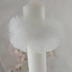 New Kommunionkerze Taufkerze lang Lebensbaum Baum Jungen Mädchen Name Datum individualisierbar 400/40 mm Kommunionkerzen