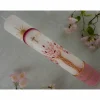 New Kommunionkerze Taufkerze lang Mädchen Lebensbaum rosa gold Baum des Lebens Kreuz Regenbogen Name Datum individualisierbar Kommunionkerzen