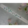 Discount Kommunionkerze Taufkerze lang Mädchen Jungen bunt silber Sterne Name Datum individualisierbar Kommunionkerzen
