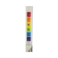 Best Kommunionkerze Taufkerze lang Taufsimbole Mädchen Jungen bunt silber  Name Datum individualisierbar Kommunionkerzen