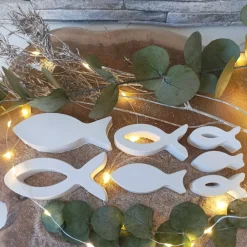 Outlet Kommunions Fische aus Raysin – Handgemachte Deko & Gastgeschenke für Kommunion, Taufe & Konfirmation Dekoration