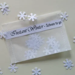 Weihnachtsgeschenke|ZauberhafteDinge24 Konfetti-Tütchen, Set mit 5 Tütchen, ☆ Instant Winter - Schnee to go ☆