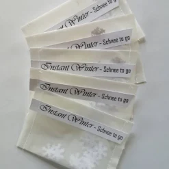 Weihnachtsgeschenke|ZauberhafteDinge24 Konfetti-Tütchen, Set mit 5 Tütchen, ☆ Instant Winter - Schnee to go ☆