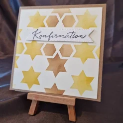 Glückwunschkarten|Teufelinchens_Ideen_Shop Konfirmation - Sterne - Bunt - Geschenk