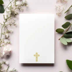Discount Konfirmationseinladungskarten-Set 10er-Pack, florale Konfirmationseinladung, blumige Einladung zur Konfirmation Einladungskarten
