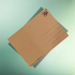 Kreative Einschulungskarte: Blumenstrauß aus Bleistiften – Postkarte DIN A6 auf Kraftpapier Kinder Einschulung