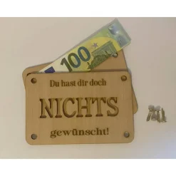 Clearance Kreative Holzverpackung für Geldgeschenke Geldgeschenke