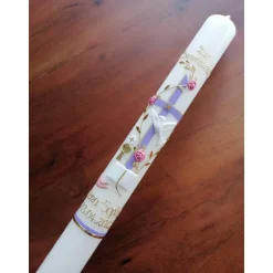 Best Kreuz Taufkerze Kommunionkerze Mädchen Blumenranke Taube Kelch klassisch Farbwünsche auch für Jungen möglich Kommunionsk Kommunionkerzen