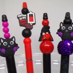 Accessoires|Punkrockdesign Kugelschreiber Gnom Zwerg Horror Fledermaus – Unikate Geschenkideen