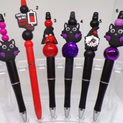 Accessoires|Punkrockdesign Kugelschreiber Gnom Zwerg Horror Fledermaus – Unikate Geschenkideen