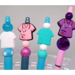 Papier & Schreibwaren|Punkrockdesign Kugelschreiber Pflege Geschenk – Krankenpflege, Rettungsdienst, Krankenschwester, Altenpflege