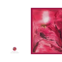 Glückwunschkarten|Malerei & Digital-Art - Ulrike Kröll Kunst–Doppelkarte - „Ein schöner Tag beginnt“ - bewusst ohne Textvorgabe - Design Ulrike Kröll.