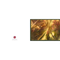 Clearance Kunst–Doppelkarte - „Flutlicht“ - bewusst ohne Textvorgabe - Design Ulrike Kröll. Glückwunschkarten