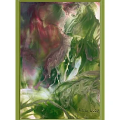 Outlet Kunst–Doppelkarte - „Pflanzenwelt“ - bewusst ohne Textvorgabe - Design  Ulrike Kröll. Glückwunschkarten