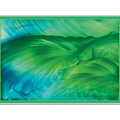Sale Kunst–Doppelkarte - „Rotierende Flächen“ - bewusst ohne Textvorgabe - Design  Ulrike Kröll Glückwunschkarten