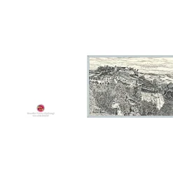 Glückwunschkarten|Malerei & Digital-Art - Ulrike Kröll Kunst–Doppelkarte - „Roussillion – Provence“ – bewusst ohne Textvorgabe - Design Ulrike Kröll