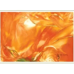 Glückwunschkarten|Malerei & Digital-Art - Ulrike Kröll Kunst–Doppelkarte - „Seide“ - bewusst ohne Textvorgabe - Design  Ulrike Kröll.