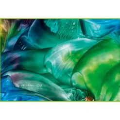 Discount Kunst–Doppelkarte - „Unterwasserlandschaft“ - bewusst ohne Textvorgabe - Design  Ulrike Kröll. Glückwunschkarten