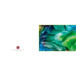 Discount Kunst–Doppelkarte - „Unterwasserlandschaft“ - bewusst ohne Textvorgabe - Design  Ulrike Kröll. Glückwunschkarten
