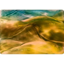 Discount Kunst–Doppelkarte - „Wüstenlandschaft I“ - bewusst ohne Textvorgabe - Design  Ulrike Kröll. Glückwunschkarten