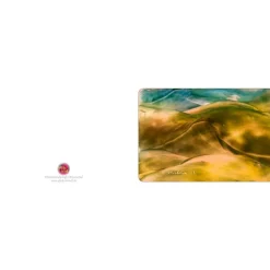 Discount Kunst–Doppelkarte - „Wüstenlandschaft I“ - bewusst ohne Textvorgabe - Design  Ulrike Kröll. Glückwunschkarten