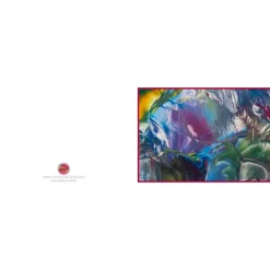 Discount Kunst–Doppelkarte - „Zauberwald 3“ - bewusst ohne Textvorgabe - Design  Ulrike Kröll. Glückwunschkarten