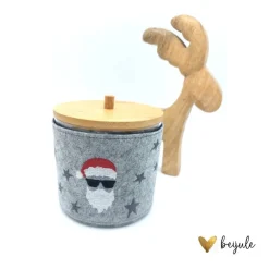 Geschenkverpackungen|beijule Kunststoffdose mit Filzbanderole