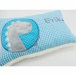 Best Kuschelkissen Dino Dinosaurier Wunschnamen Taufkissen Geburtskissen - Schmusekissen Kissen mit Namen Gastgeschenke
