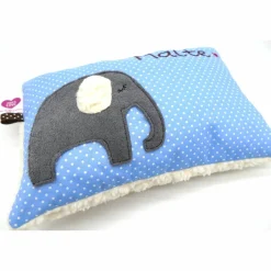Best Kuschelkissen Elefant Elefanten Wunschnamen Taufkissen Geburtskissen - Schmusekissen Kissen mit Namen Gastgeschenke