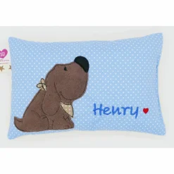 Best Kuschelkissen  Hund Labrador Retriever  Wunschnamen Taufkissen Geburtskissen - Schmusekissen Kissen mit Namen Gastgeschenke