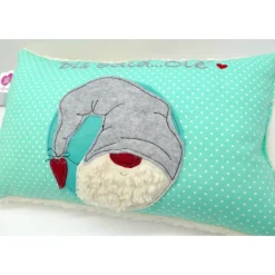 Best Kuschelkissen Wichtel Tomte Zwerg Rentier Rednose Elch Reh Rudolph Nikolaus - Weihnachten- Kissen mit Namen Weihnachtsdeko