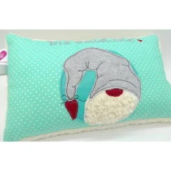 Best Kuschelkissen Wichtel Tomte Zwerg Rentier Rednose Elch Reh Rudolph Nikolaus - Weihnachten- Kissen mit Namen Weihnachtsdeko