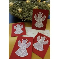 Discount Lace-Engel, gestickt Weihnachtsdeko