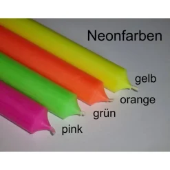 Outlet lange Stabkerzen 18cm lang - 22mm Durchmesser farbig | Geburtstagskerzen | Kerzen Geburtstagskerzen