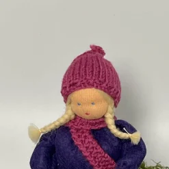 Herbst|SewingSusi Laternenmädchen lila - Jahreszeitentisch - Blumenkind - Herbst